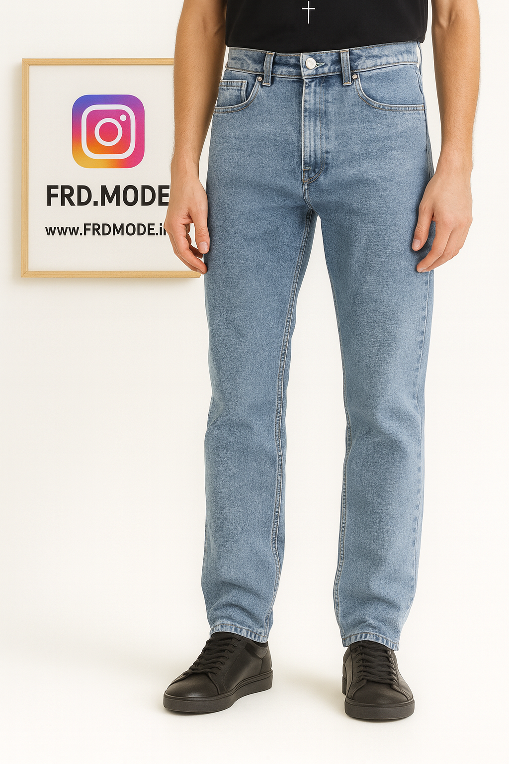 شلوار راسته ابی روشن ۱۰۱۲