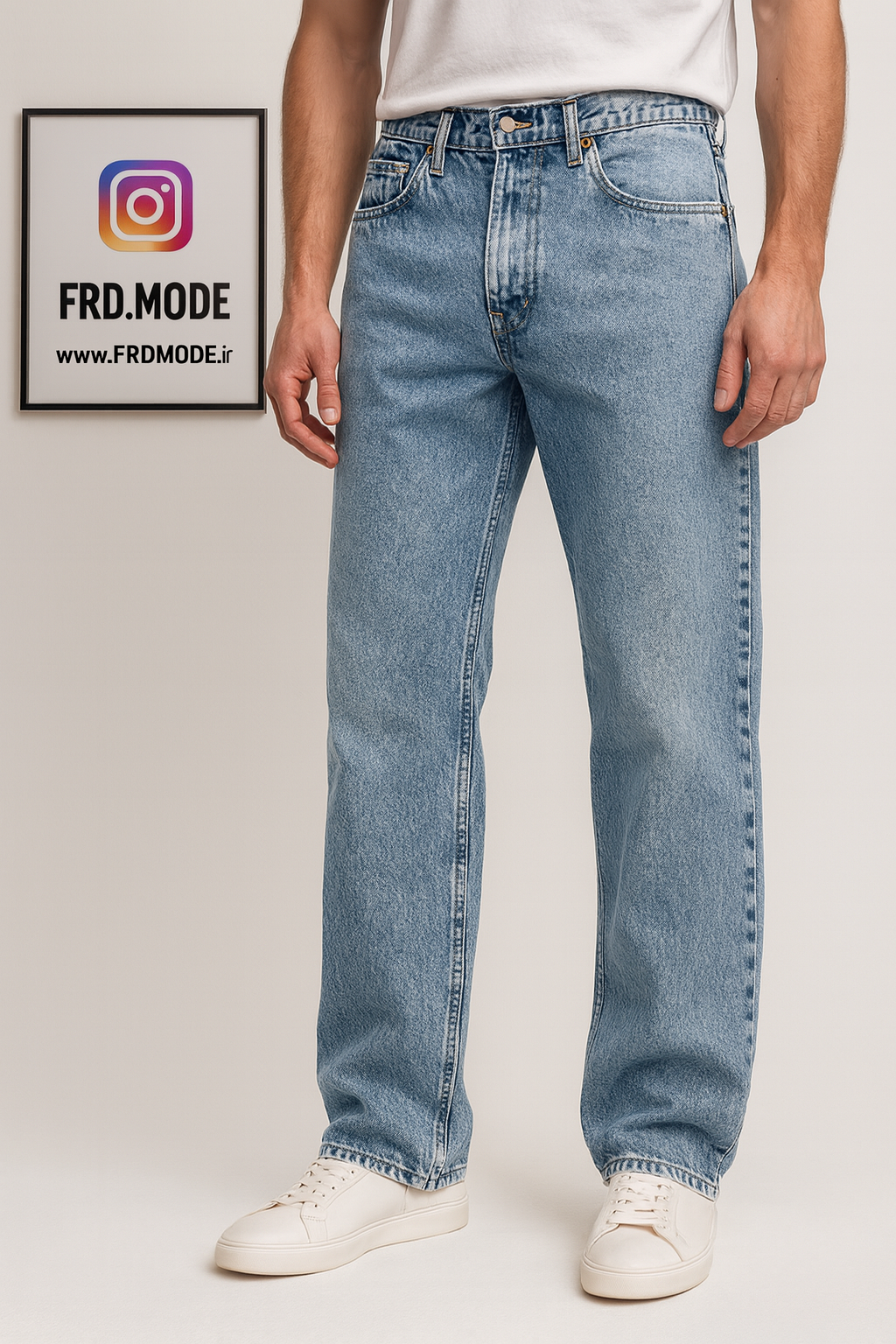 شلوار نیم بگ آبی روشن ۲۰۱۰