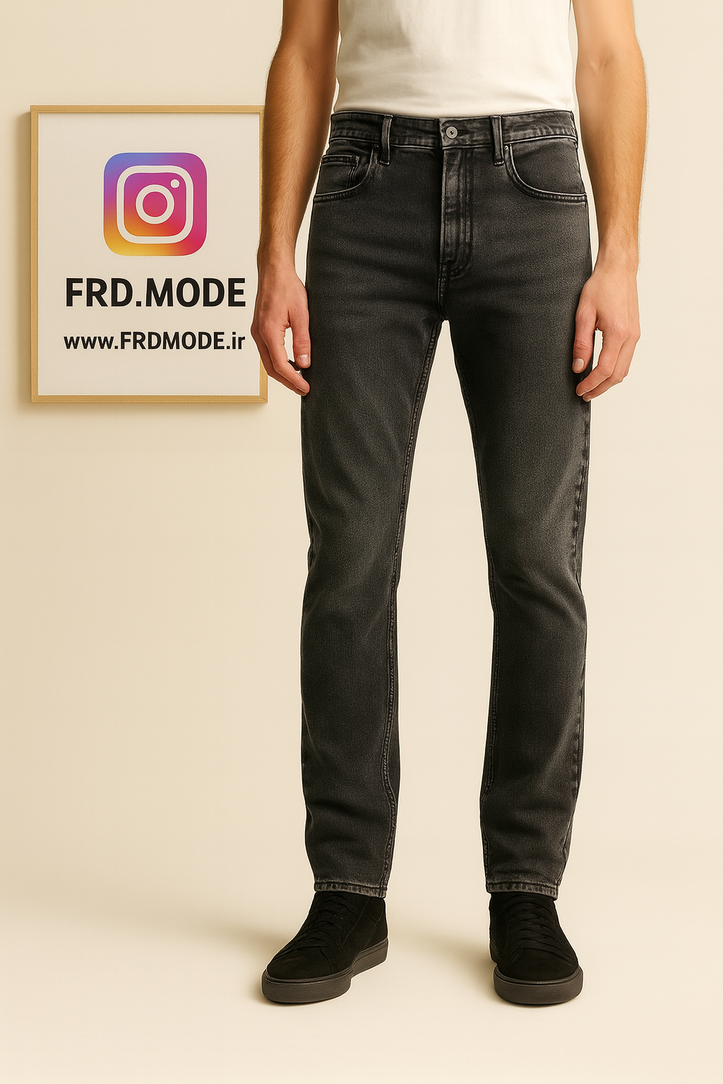 شلوار راسته ذغالی ۱۰۱۴